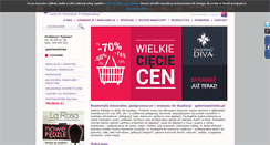 Desktop Screenshot of galeriawdzieku.pl